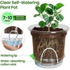 image:imageMIXC 12 Packs 5 Inch Self Watering Pots for Indoor Plants and 12 Packs 5 Inch Orchid Pot with Holes and SideSlit Design for Easy Repotting