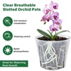 image:imageMIXC 12 Packs 5 Inch Self Watering Pots for Indoor Plants and 12 Packs 5 Inch Orchid Pot with Holes and SideSlit Design for Easy Repotting