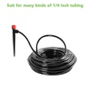 image:imageMIXC 60pcs QuickConnect Drip Irrigation Emitters for 14 Drip Irrigation Tubing  Adjustable PushtoConnect 360 Drip Emitters Stream on 6 Sturdy Stake for Irrigation System60PCS Drip Irrigation Stream Emitters