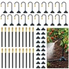 image:imageMIXC 60pcs QuickConnect Drip Irrigation Emitters for 14 Drip Irrigation Tubing  Adjustable PushtoConnect 360 Drip Emitters Stream on 6 Sturdy Stake for Irrigation System20PCS 360 Adjustable Misting Copper Nozzles